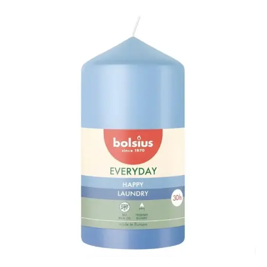 Svece cilindrs Everyday Ø110x58mm happy laundry