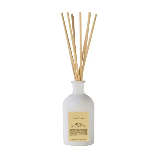 The Olphactory, Musk Silhouette, Fragrance Sticks, Musk, Aroma Reed Diffuser, 250 ml
