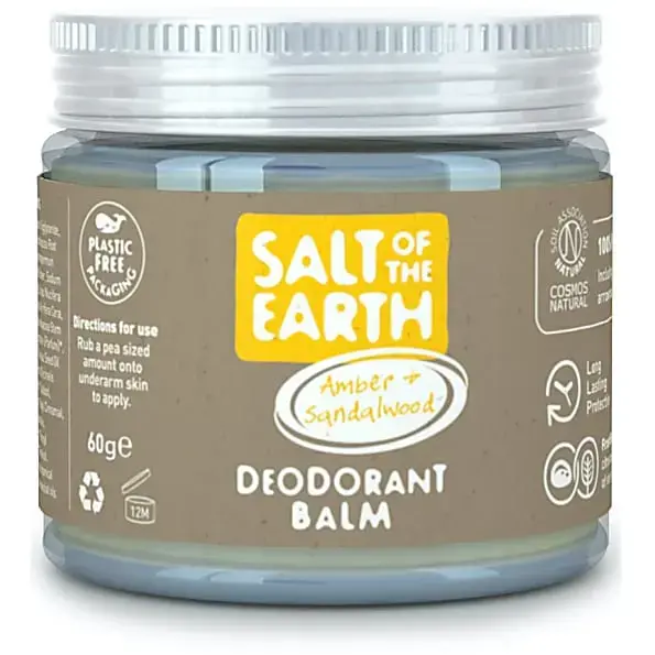Salt of the Earth Amber & Sandalwood Natural Deodorant Balm