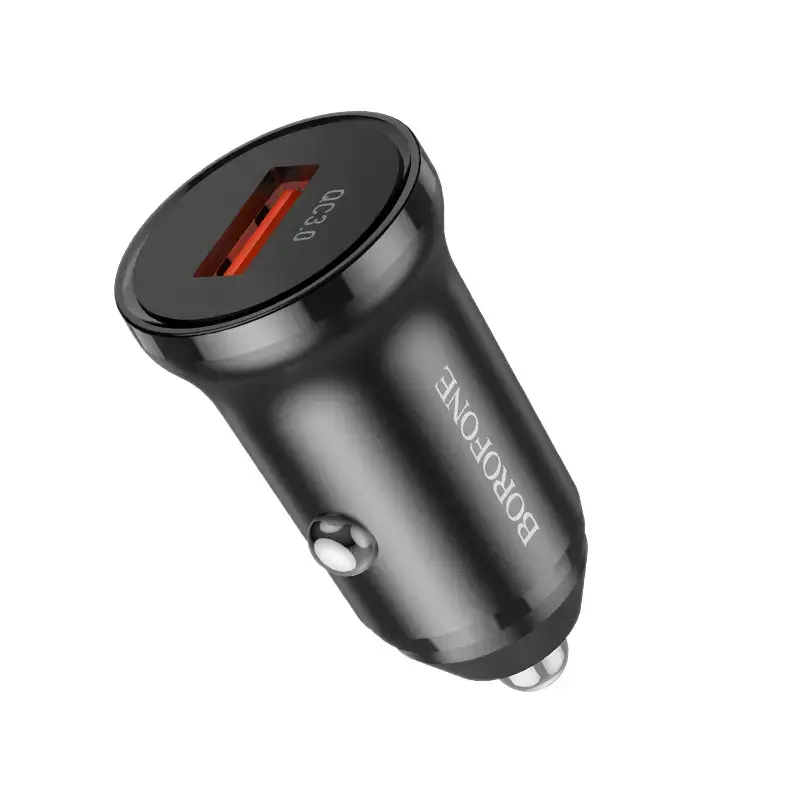 Borofone Car charger BZ18 - USB - QC 3.0 18W black
