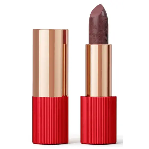 La Perla, Matte Silk, Matte, Cream Lipstick, 108, Plum Red, 3.5 g *Tester