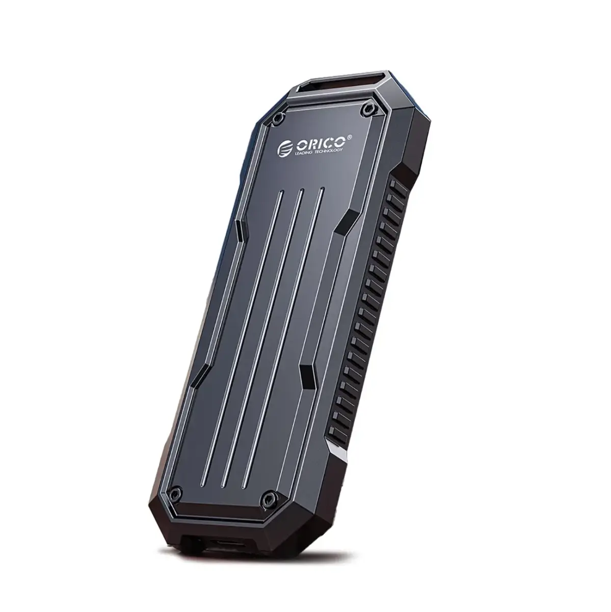 Orico OXS2C3-G2 M.2 NVMe|SATA SSD USB-C 3.2 Tactical Reinforced Disk Caddy - Gray