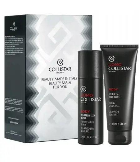 Set Collistar Uomo 48 Hour Freshness Deospray 100ml + Toning Shower Gel 100ml
