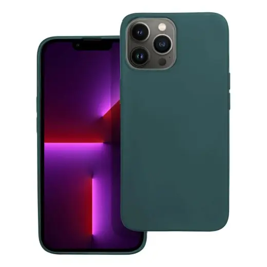 MATT telefono dėklas iPhone 13 Pro Max žalias
