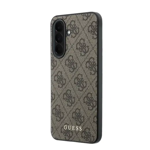 Guess PU 4G Metal Classic Logo phone case for Samsung Galaxy A37 (A376) brown