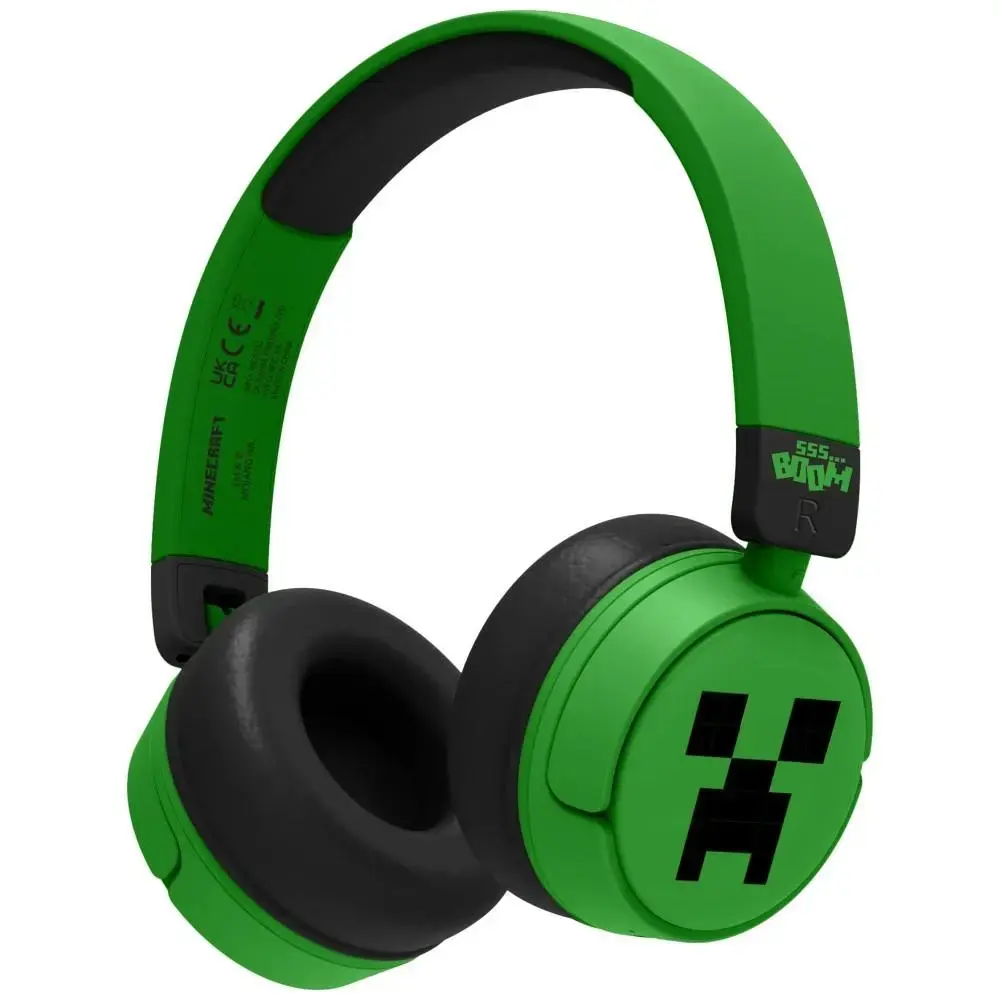 Kids On-Ear Wireless Headphones  OTL Minecraft Creeper