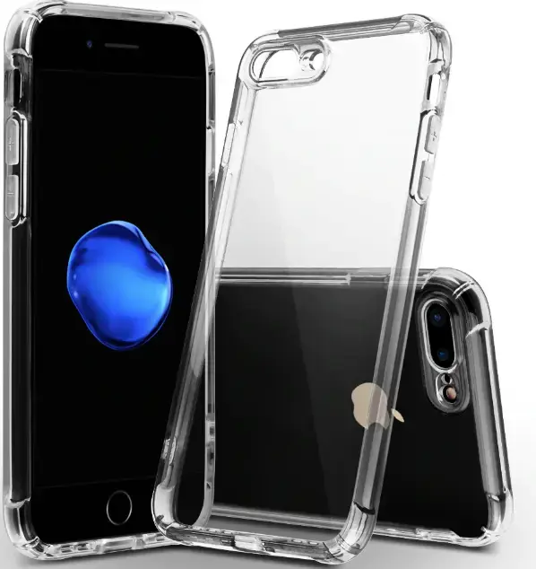 Fusion Ultra Back Case 1 mm Izturīgs Silikona Aizsargapvalks Priekš Apple iPhone 7 Plus | 8 Plus Caurspīdīgs