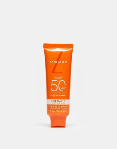 Lancaster Sun Beauty Sensitive Skin Mineral Face Cream SPF50 50 Ml