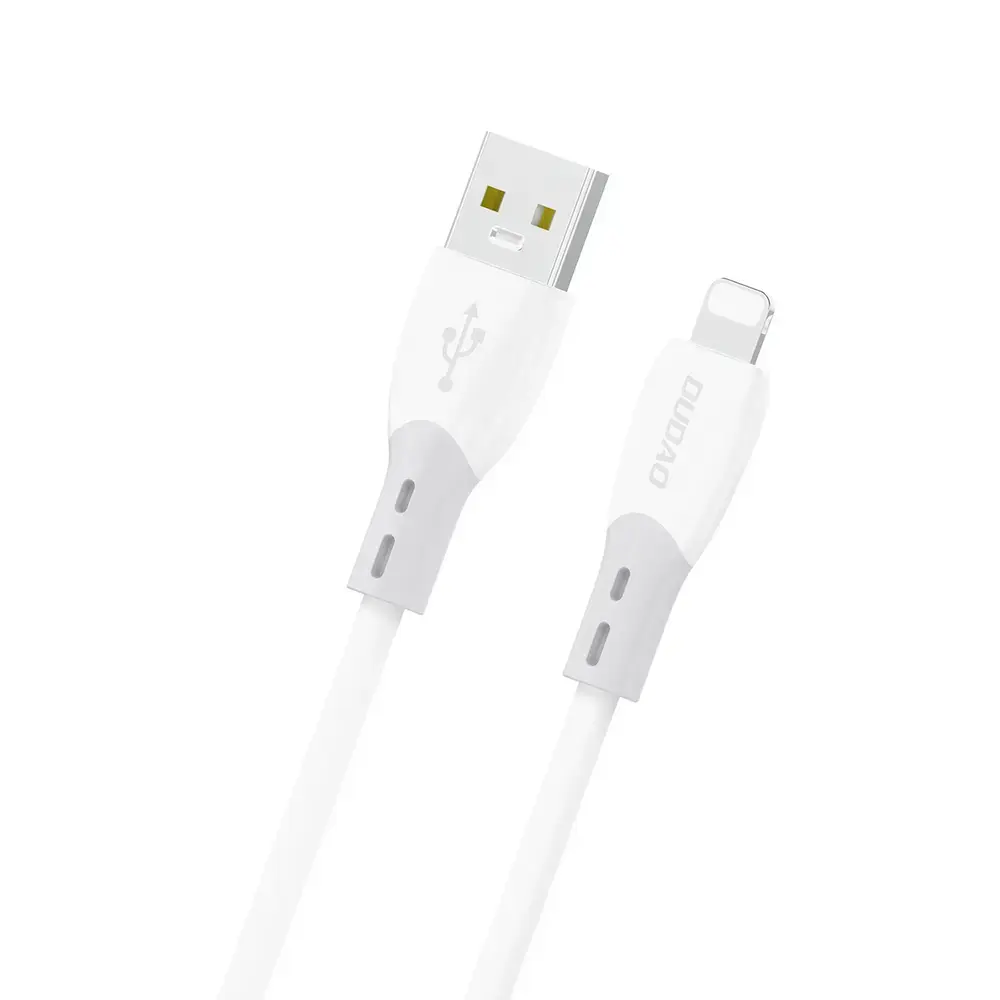 Dudao L25SL datu pārraides un uzlādes vads | USB-A uz Lightning | 30W | 1m | balts