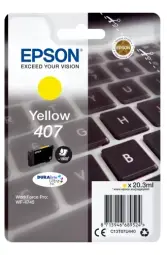 Tintes kārtridžs Epson 407 Yellow WF-4745