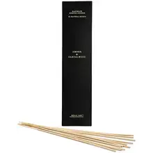 Amber & Sandalwood - Scented black incense sticks 20 pcs.