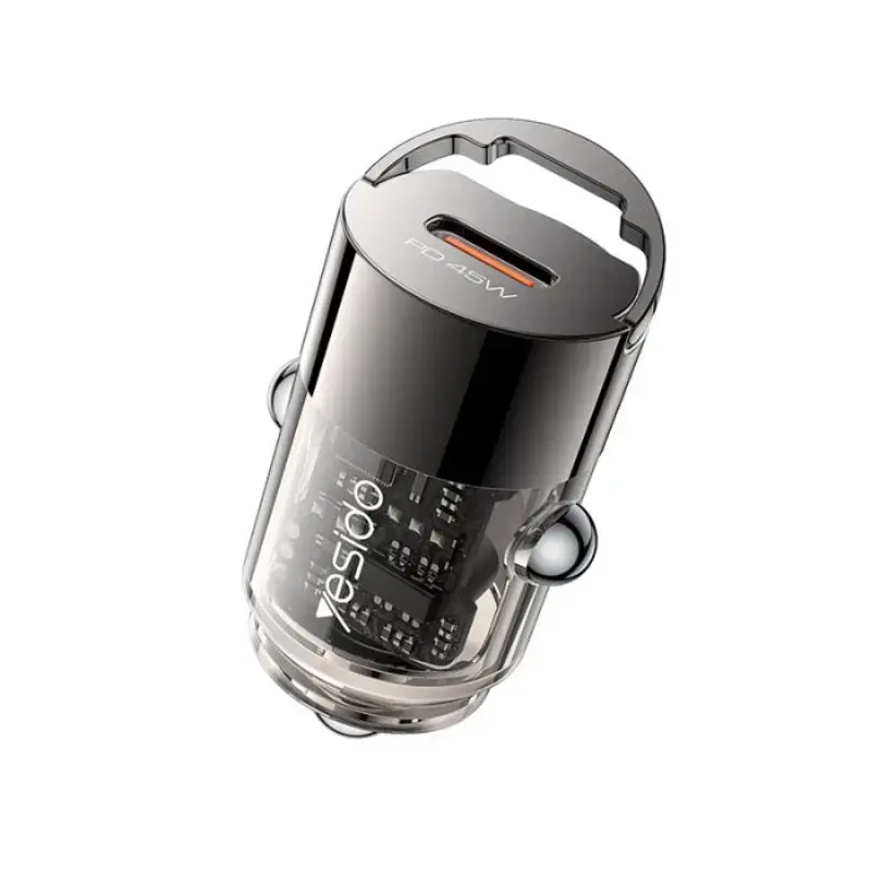 YESIDO CAR CHARGER Y67B PD 45W USB-C BLACK