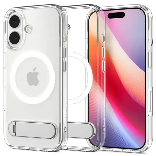 Spigen Ultra Hybrid "S" чехол с поддержкой MagSafe для телефона Apple iPhone 17 прозрачный