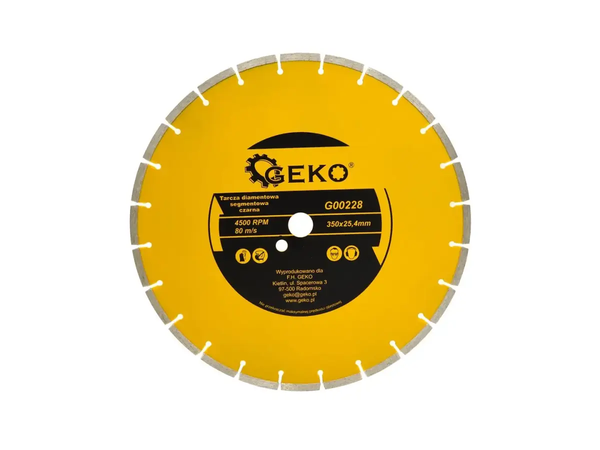 Segmenteeritud teemantketas 350x8x25,4mm