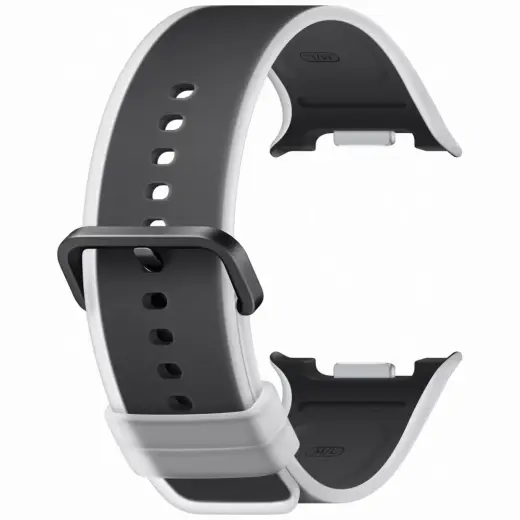 Samsung Misty viedpulksteņa siksniņa priekš Galaxy Watch 9 M/L | silikons | melna