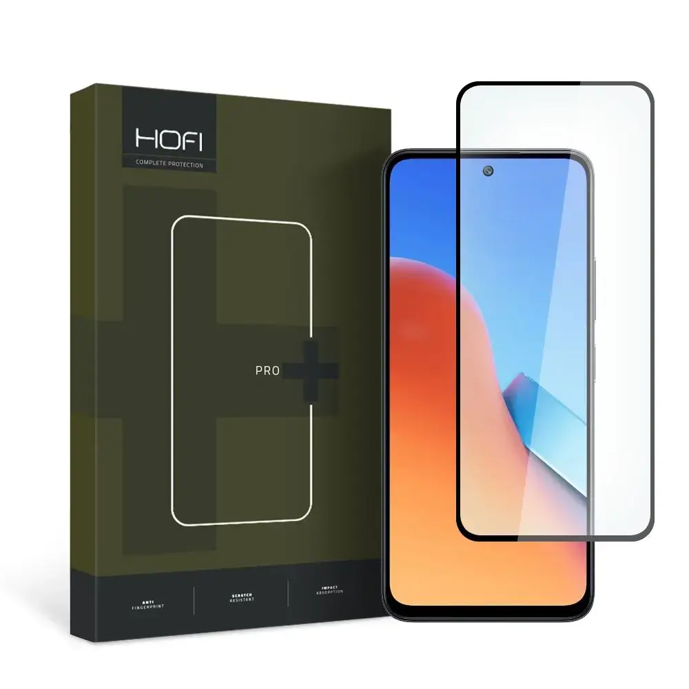 HOFI GLASS PRO+ XIAOMI REDMI 12 BLACK TEMPERED GLASS