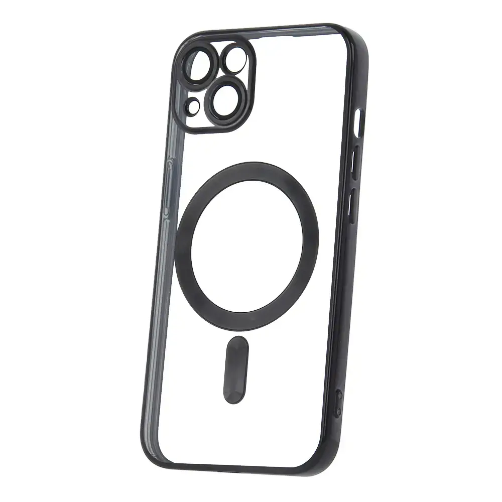 Color Chrome maciņš ar MagSafe atbalstu telefonam iPhone 13 melns