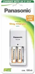 Lādētājs Panasonic BQ-CC06 for AA and AAA+ 1100mAh Batteries 