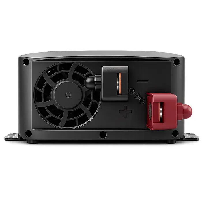 Qoltec Pure Sine Wave Inverter | 12V to 230V | 300/600W | LCD | USB | USC-C | Compatible with LiFePO4 GEL AGM