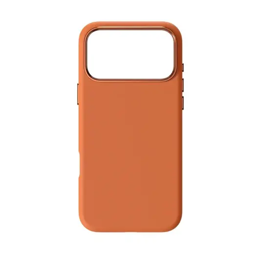 Forcell F-Protect Frame Premium phone case with MagSafe support for iPhone 17 Pro orange