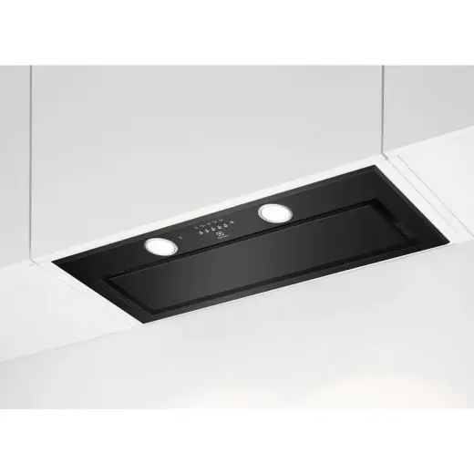 Electrolux iebūvējams tvaika nosūcējs, melns, 80 cm