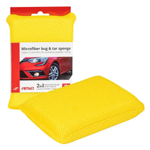 Microfiber bug & tar sponge AMiO-03845