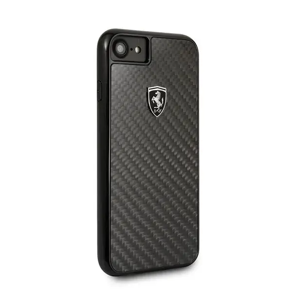 Ferrari Hardcase FEHCAHCI8BK iPhone 7|8 SE 2020 | SE 2022 black|czarny Carbon Heritage