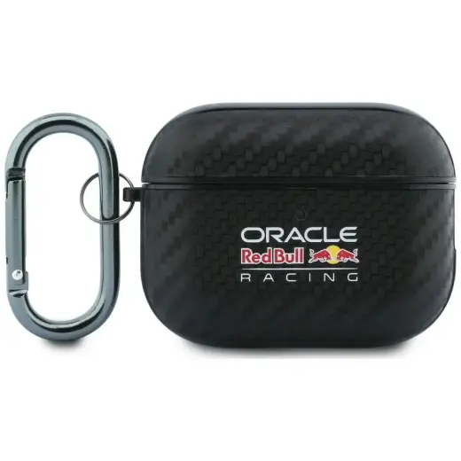 Case Red Bull Logo Carbon for AirPods Pro 3 black
