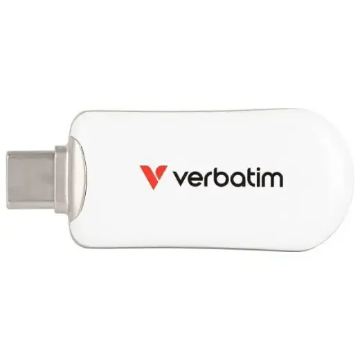 Pendrive Verbatim Plectra 64GB USB-C white 30228