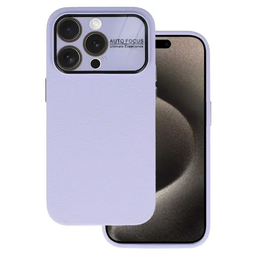 Tel Protect Lichi Soft Case for Iphone 13 Pro light purple