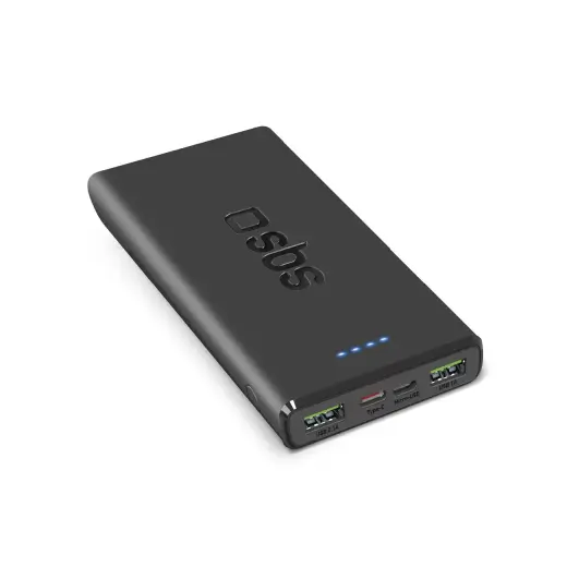 ārējais akumulators (powerbank) | 10000 mAh | 20W | melns