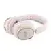 Guess Rectangle Metal Script Logo ENC Wireless Headphone Pink