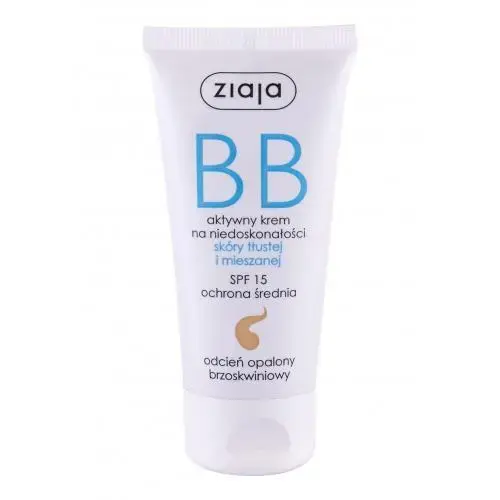 ZIAJA BB Active Cream for Imperfections Mixed Skin Tanned Shade - 50ml
