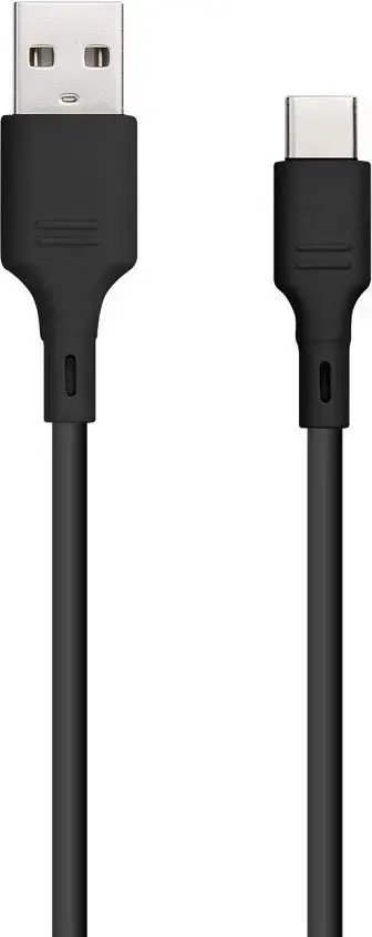Blue Star data transfer and charging cable | USB-A to USB-C | 1m | black