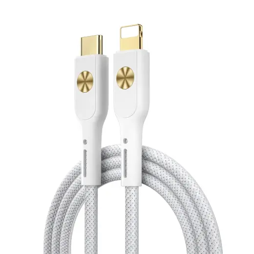 WIWU City Cable Wi-C035 data transfer and charging cable | USB-C to Lightning | 30W | white