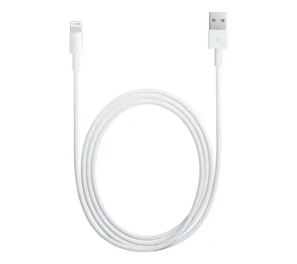 MD818 iPhone 5 Lightning datu kabelis, balts