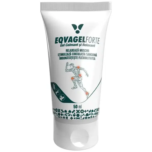 Pasteur, Eqvagel Forte, Anti-Inflammatory & Relaxing, Local Treatment Gel, For Muscles, 50 g