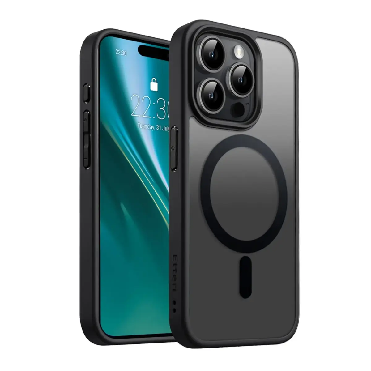 Etteri Matt Mag case for iPhone 15 Pro Max 6,7" black