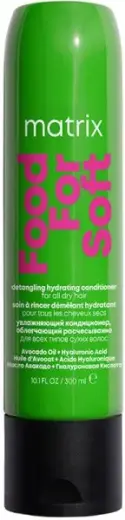 Matrix Food for Soft Detangling Conditioner with Avocado Oil and Hyaluronic Acid, for Dry Hair 300Ml in Clear