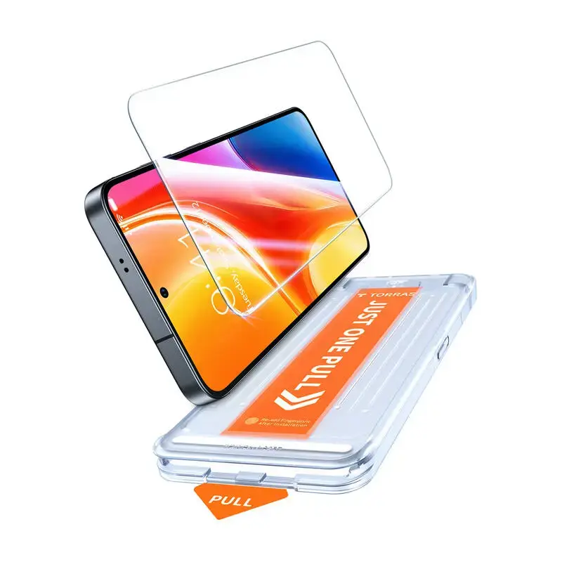 Torras Install Master tempered glass for phone Samsung Galaxy S25