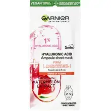 Skin Naturals Hyaluronic Acid Ampoule Sheet Mask - Strength of ampoules in a textile mask with hyaluronic acid and watermelon extract
