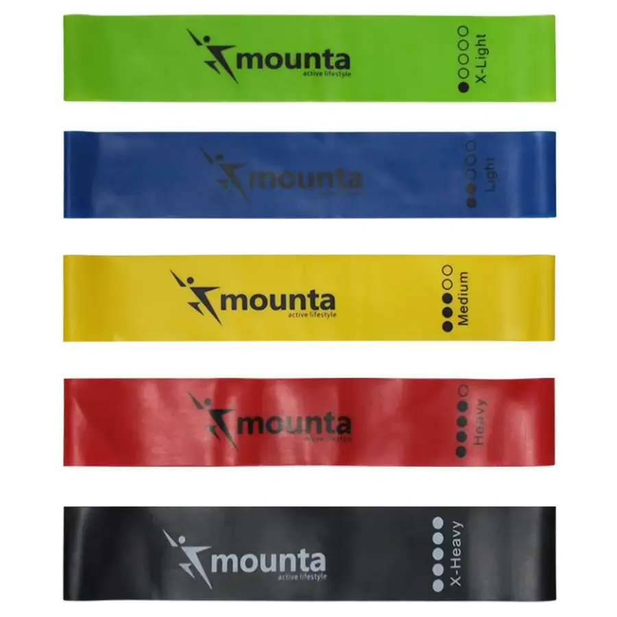 MOUNTA Resistance band set 5pcs (4750959156278)