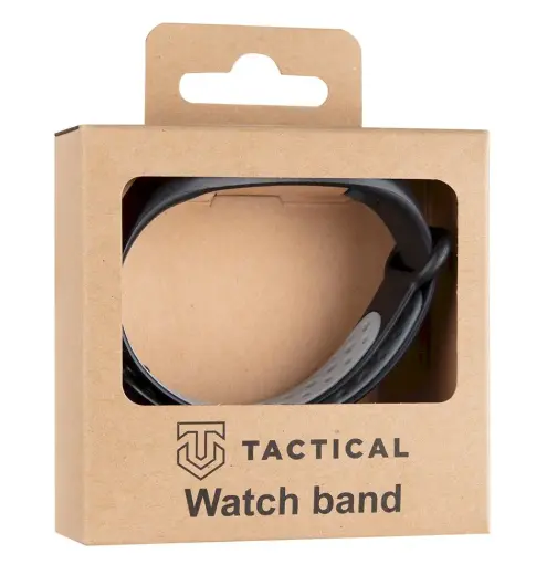 Tactical 280 Double Silicone Band for Xiaomi Mi Band 3|4 Black|Grey