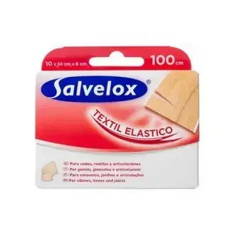 SALVELOX Elastic Textile Plasters 12x10cm