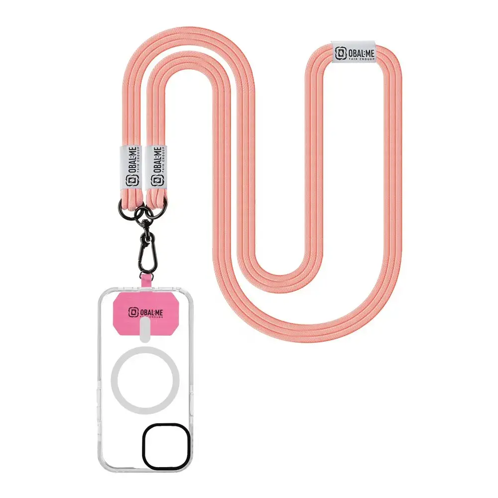 OBAL:ME NeckTag Trio Rope for Mobile Phone Pink
