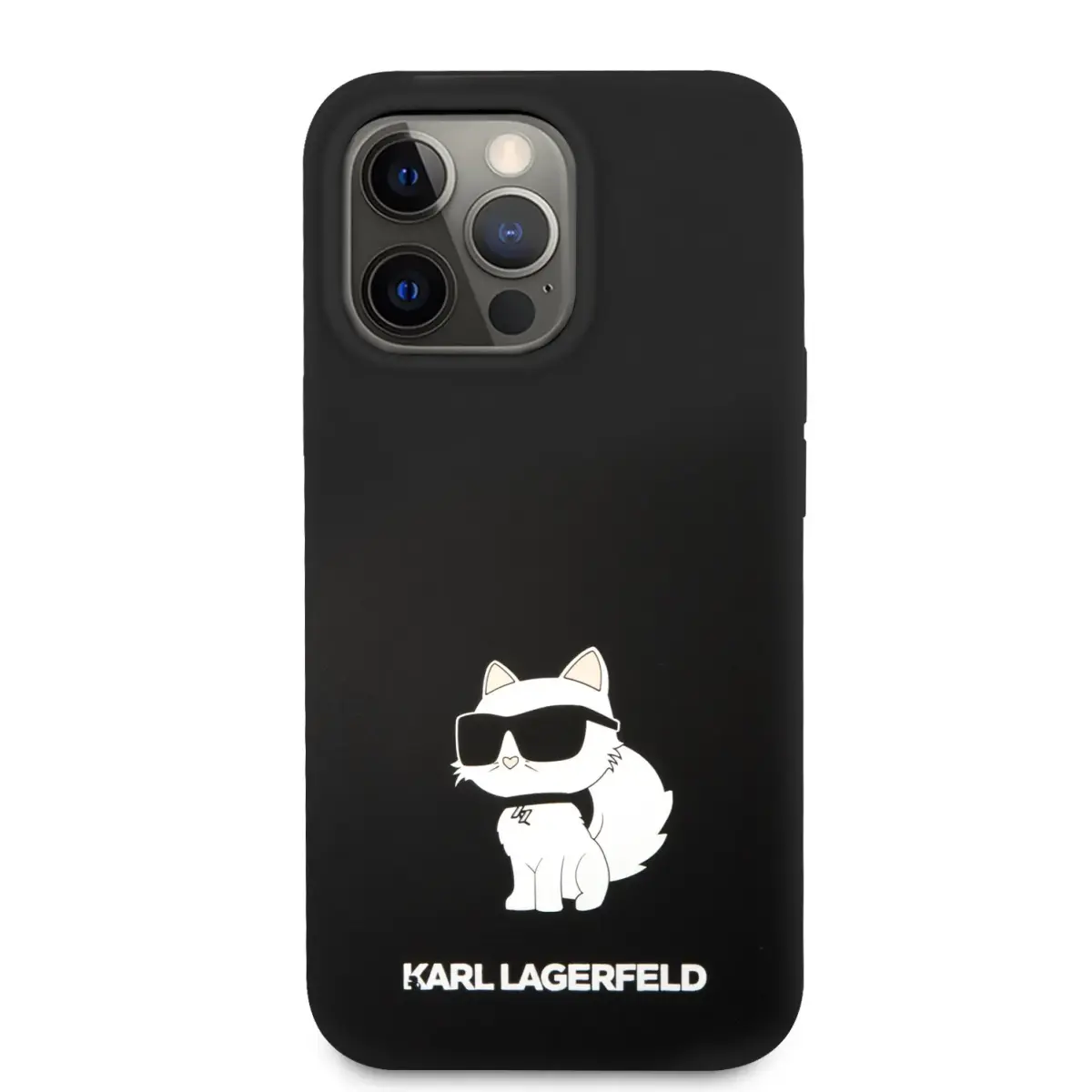 Karl Lagerfeld Liquid Silicone Choupette NFT Case for iPhone 13 Pro Black