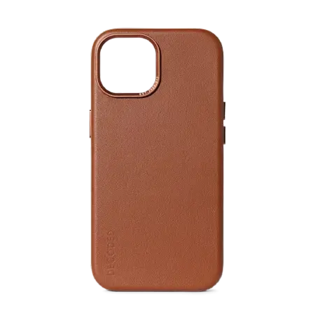 Decoded Leather Case with MagSafe for iPhone 15 - brown