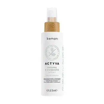 Spray Pentru Volum Kemon Actyvia Volume E Corposità Bodifying Spray, 125 Ml