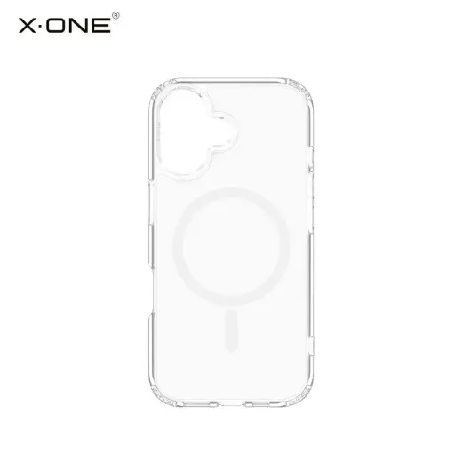X-ONE Endura telefoni ümbris MagSafe toega iPhone 16 Plus läbipaistev