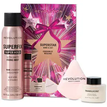 Makeup Revolution Superstar Bake & Set - gift set